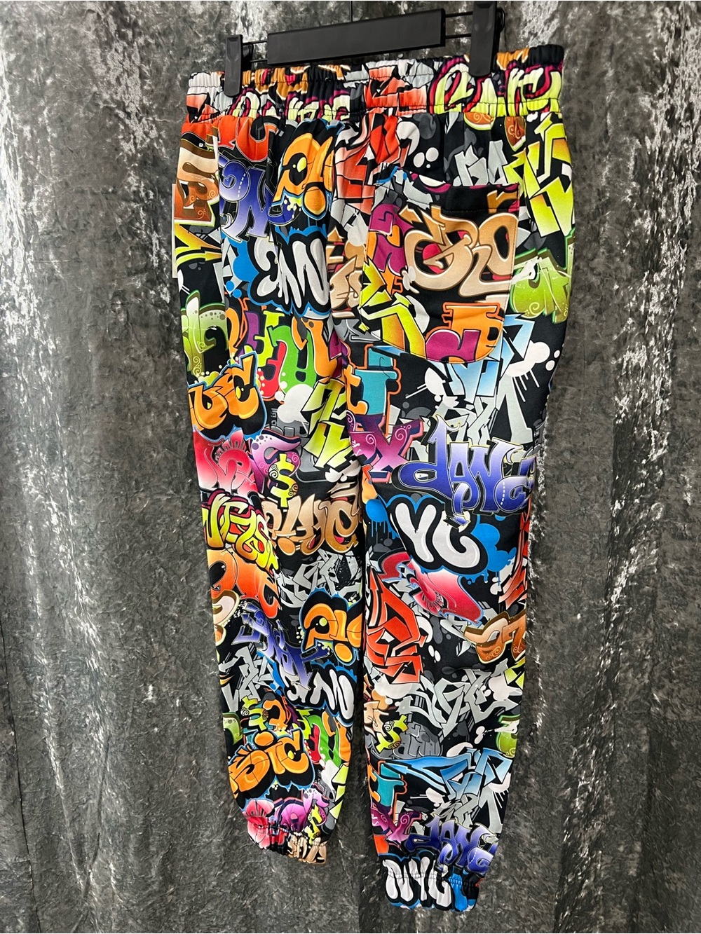 Fresh Multicolor Graffiti Print Joggers - Picture 6 of 8
